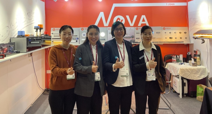 Hoiatustulede tootja NOVA, Automechanika Shanghai